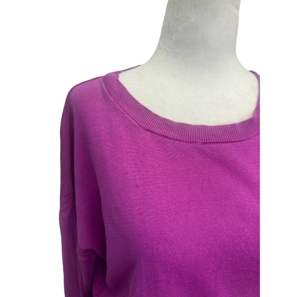 Banana Republic Linen Pink Pullover Crew Neck Sweater Size M - Picture 3 of 10
